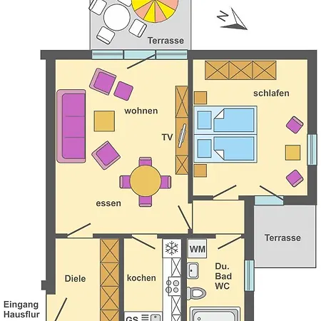 Freesenbruch 2 3 - Waldesruh Daire *